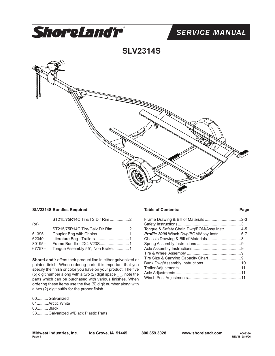ShoreLand'r SLV2314S V.1 User Manual | 12 pages