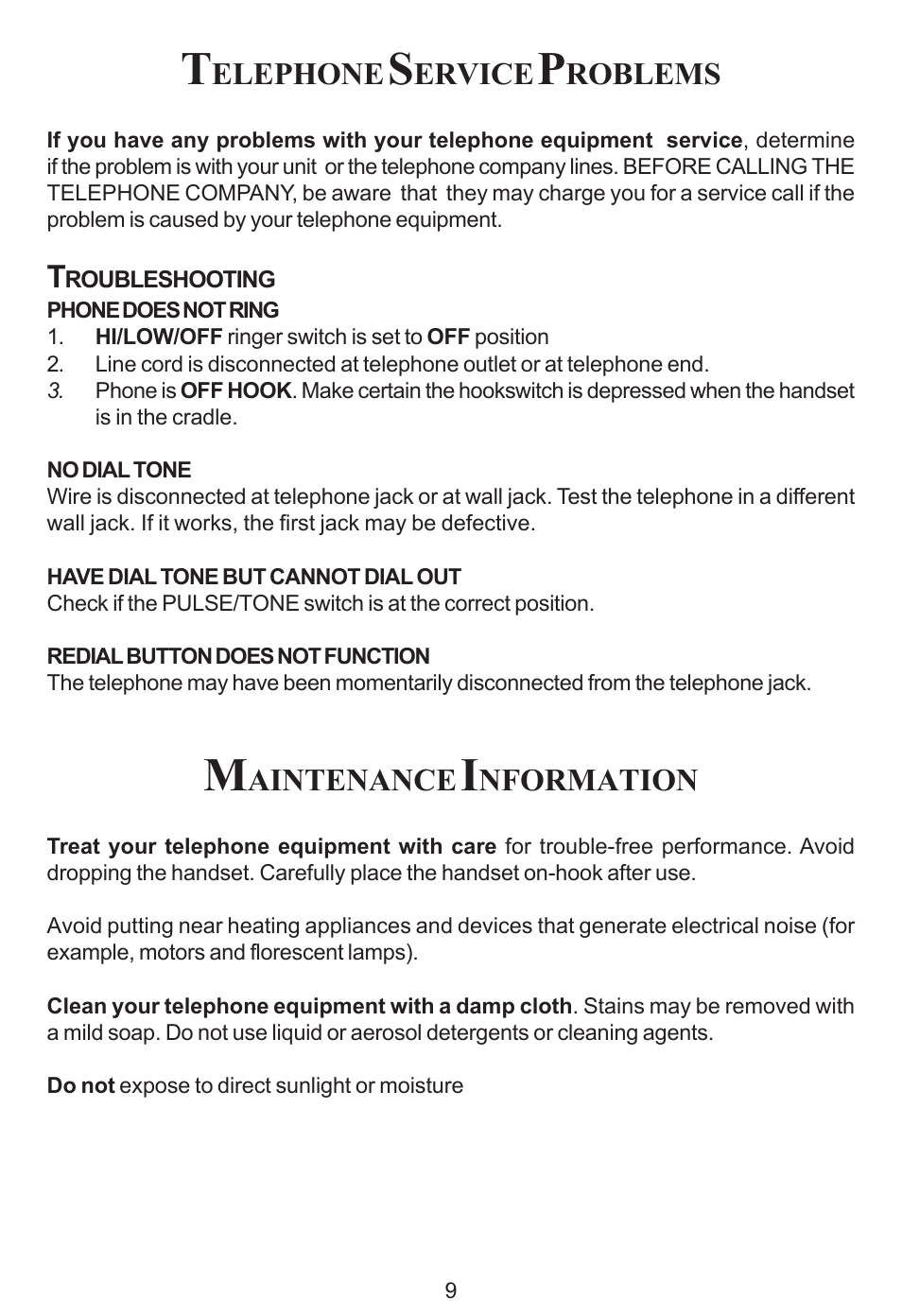 Cortelco ez TOUCH User Manual | Page 11 / 15