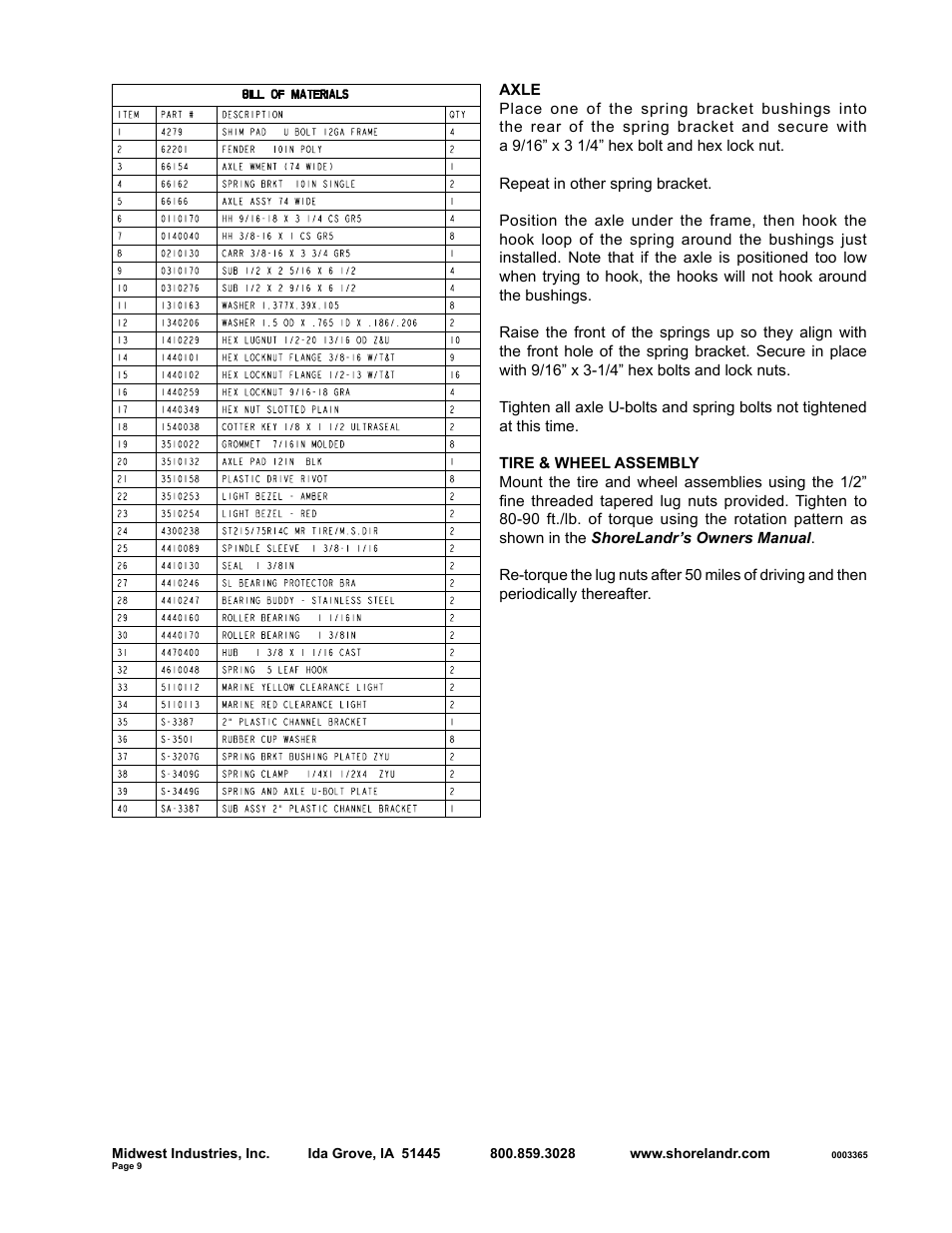 ShoreLand'r SLV23L User Manual | Page 9 / 10