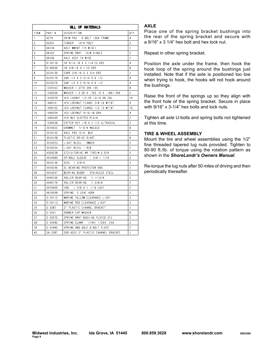 ShoreLand'r SLV23S User Manual | Page 9 / 10