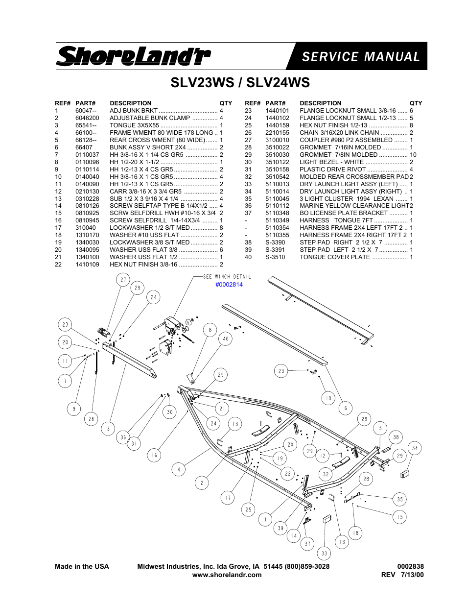 Slv23ws / slv24ws | ShoreLand'r SLV24SW User Manual | Page 3 / 8
