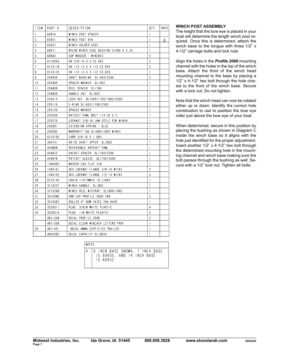 ShoreLand'r SLV30BL V.1 User Manual | Page 7 / 10