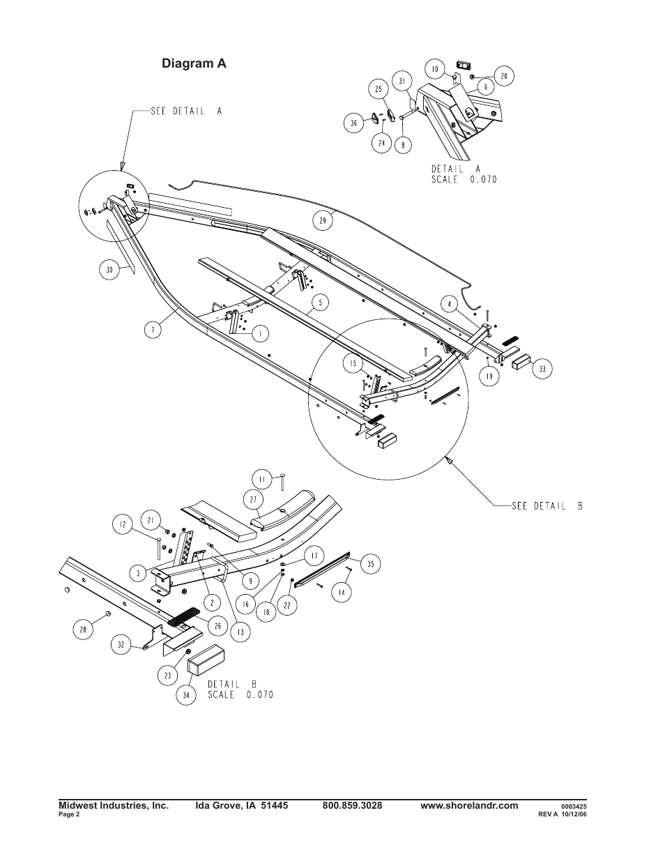 Diagram a | ShoreLand'r SLV30BL V.2 User Manual | Page 2 / 12