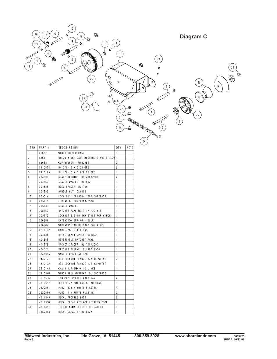 Diagram c | ShoreLand'r SLV30BL V.2 User Manual | Page 6 / 12