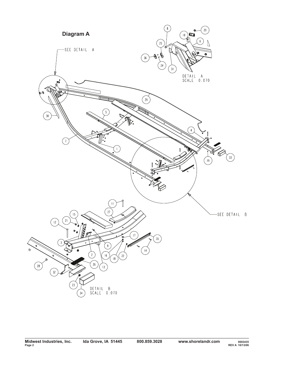Diagram a | ShoreLand'r SLV30BLW V.1 User Manual | Page 2 / 12
