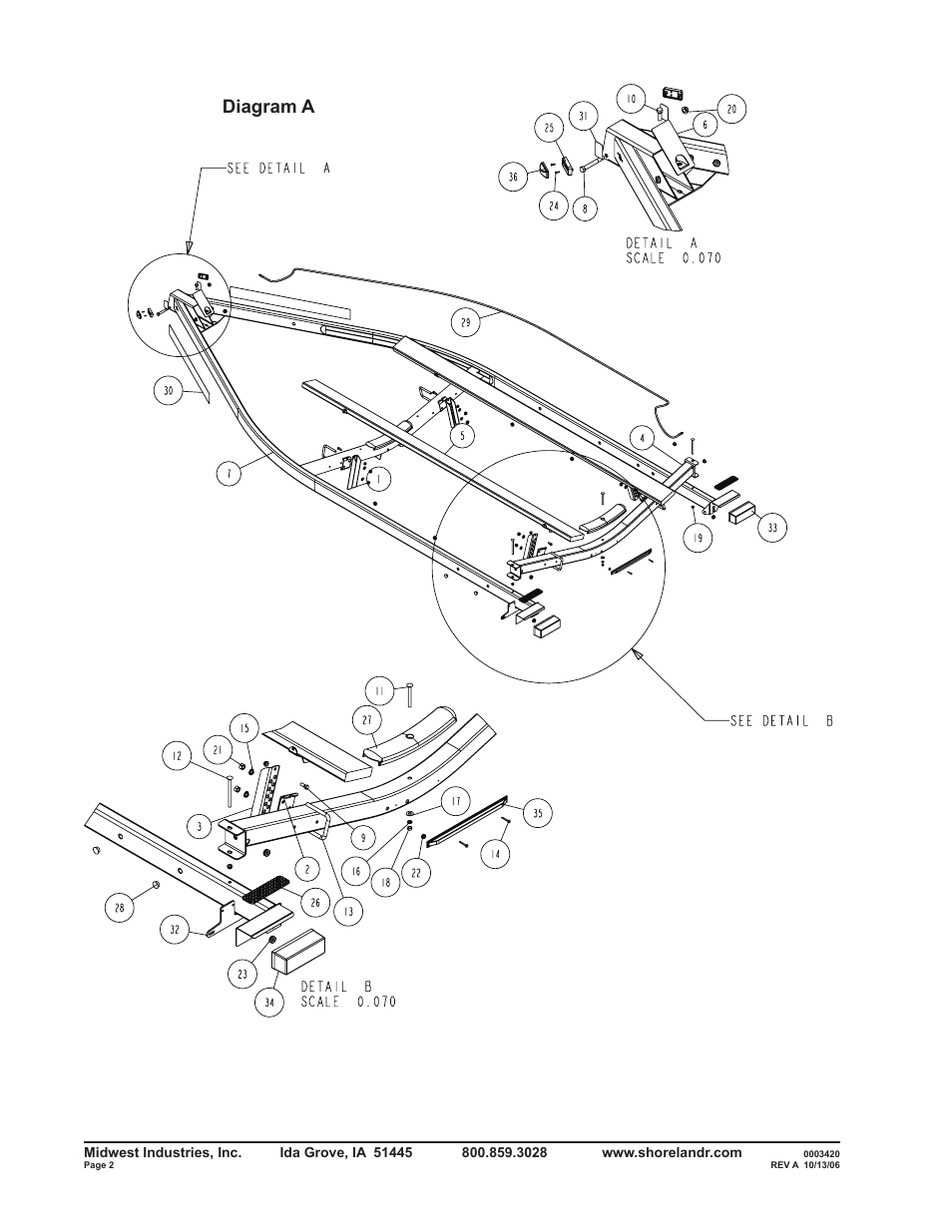 Diagram a | ShoreLand'r SLV30BS V.2 User Manual | Page 2 / 12