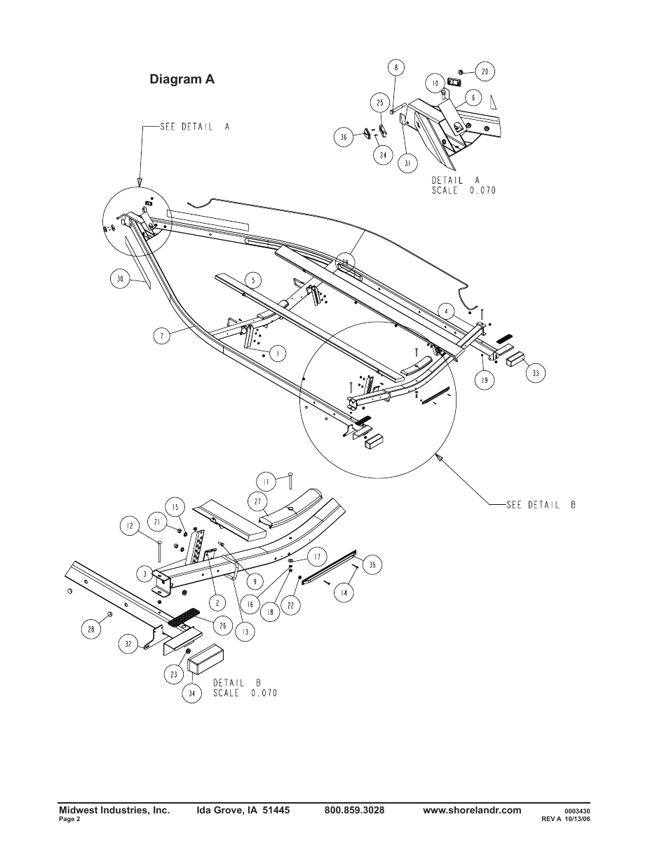 Diagram a | ShoreLand'r SLV30BSW V.1 User Manual | Page 2 / 12