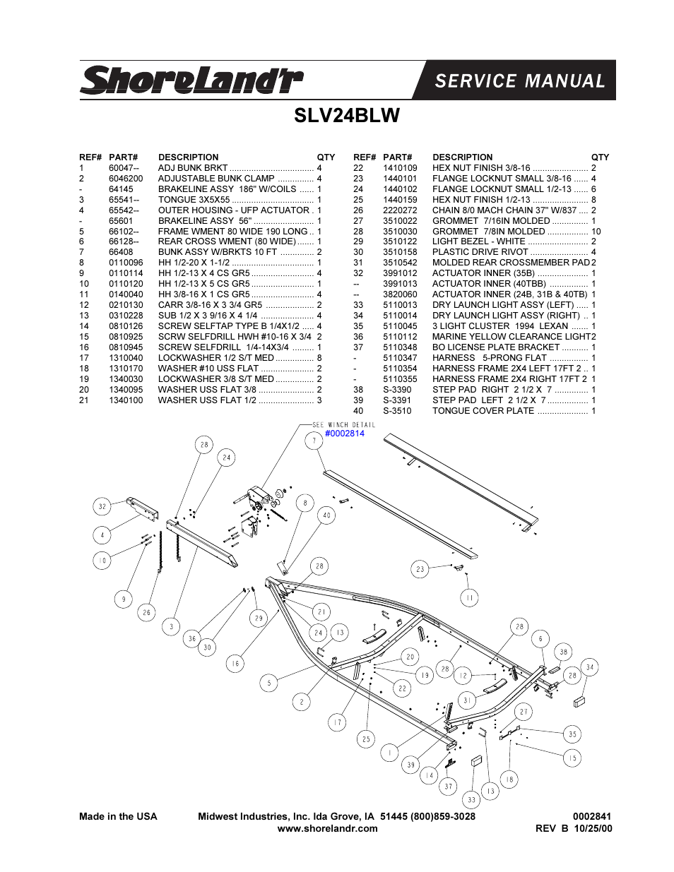 Slv24blw | ShoreLand'r SLV31BLW User Manual | Page 3 / 14