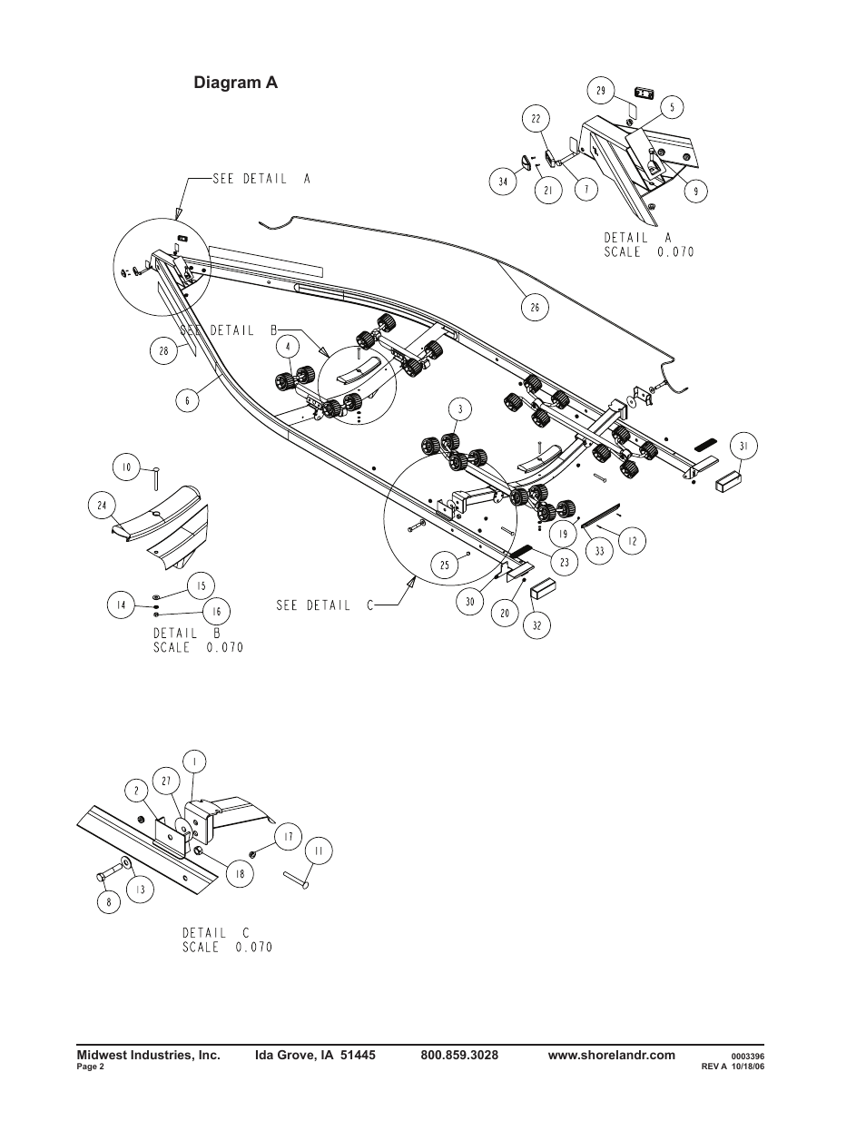 Diagram a | ShoreLand'r SLXR2313BL V.1 User Manual | Page 2 / 12