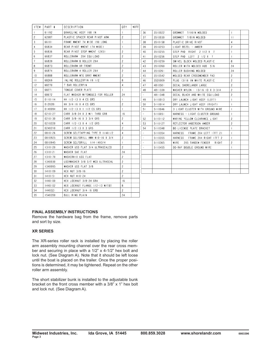 ShoreLand'r SLXR2313BL V.2 User Manual | Page 3 / 10