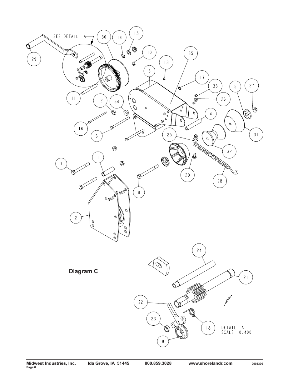 Diagram c | ShoreLand'r SLXR2313BL V.2 User Manual | Page 6 / 10