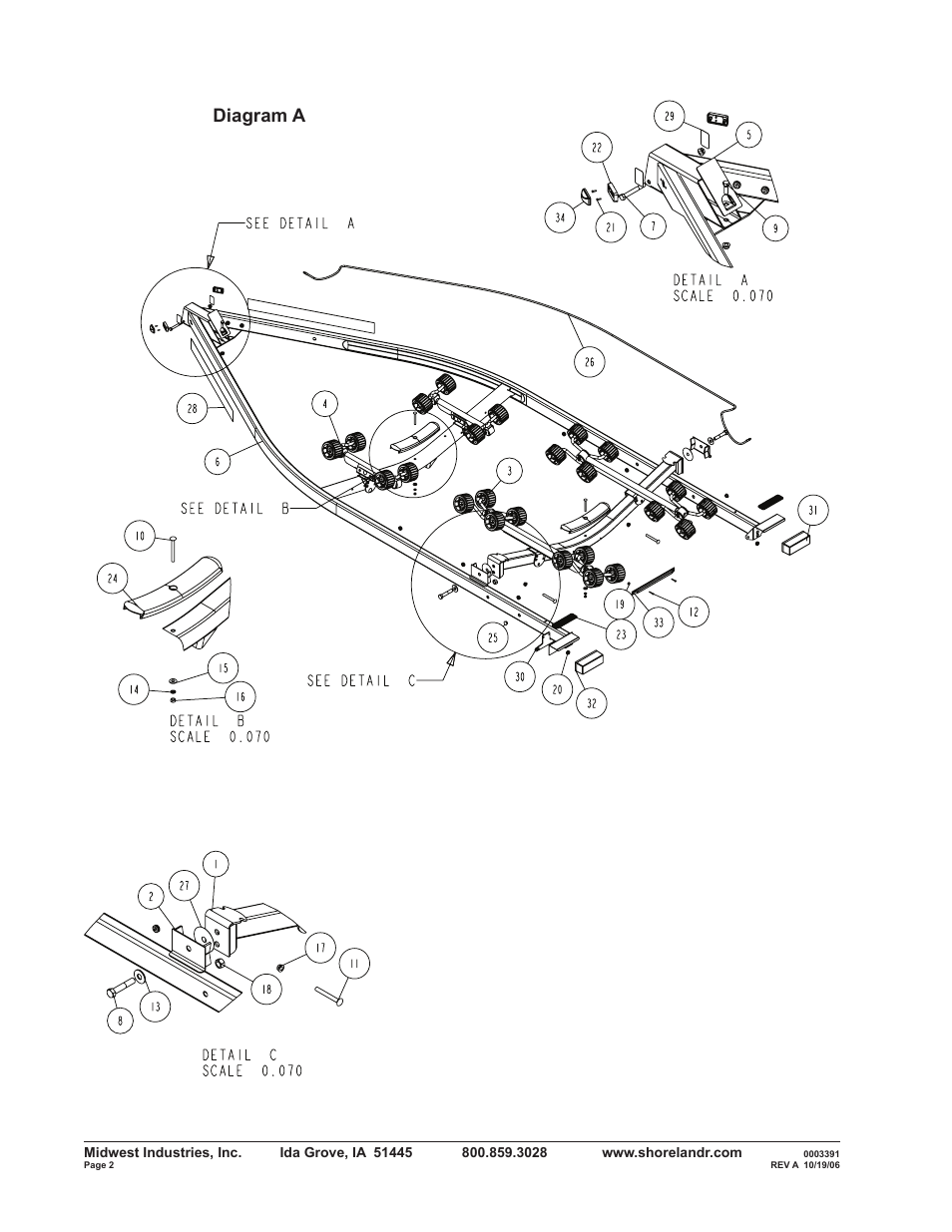 Diagram a | ShoreLand'r SLXR2313BS V.1 User Manual | Page 2 / 12