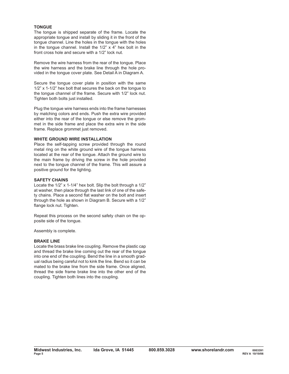 ShoreLand'r SLXR2313BS V.1 User Manual | Page 5 / 12