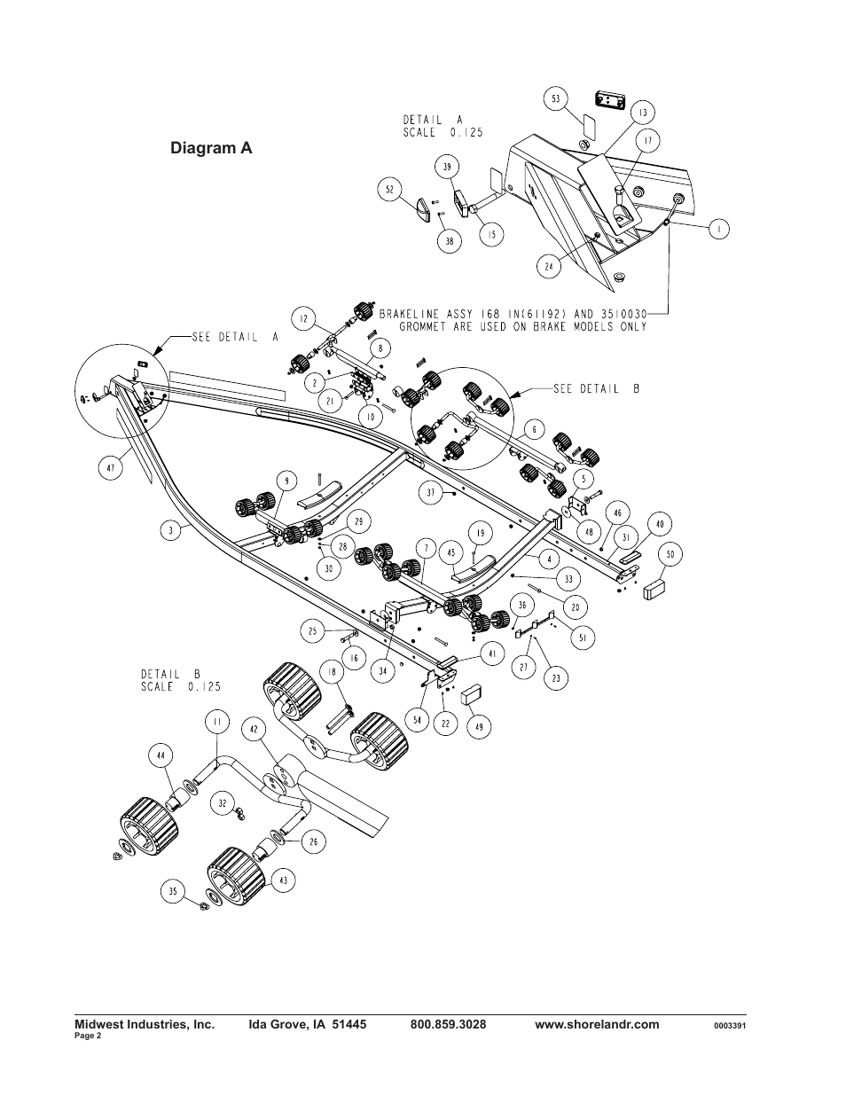 Diagram a | ShoreLand'r SLXR2313BS V.2 User Manual | Page 2 / 10