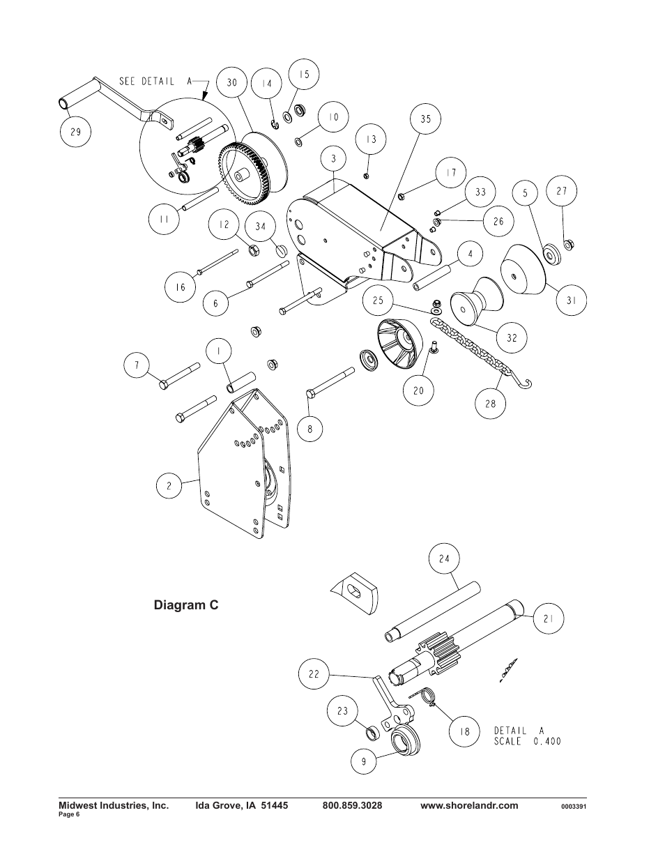 Diagram c | ShoreLand'r SLXR2313BS V.2 User Manual | Page 6 / 10