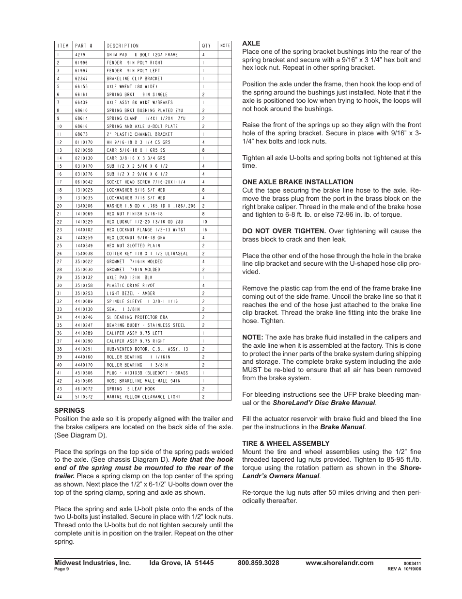 ShoreLand'r SLXR2313BSW V.1 User Manual | Page 9 / 12