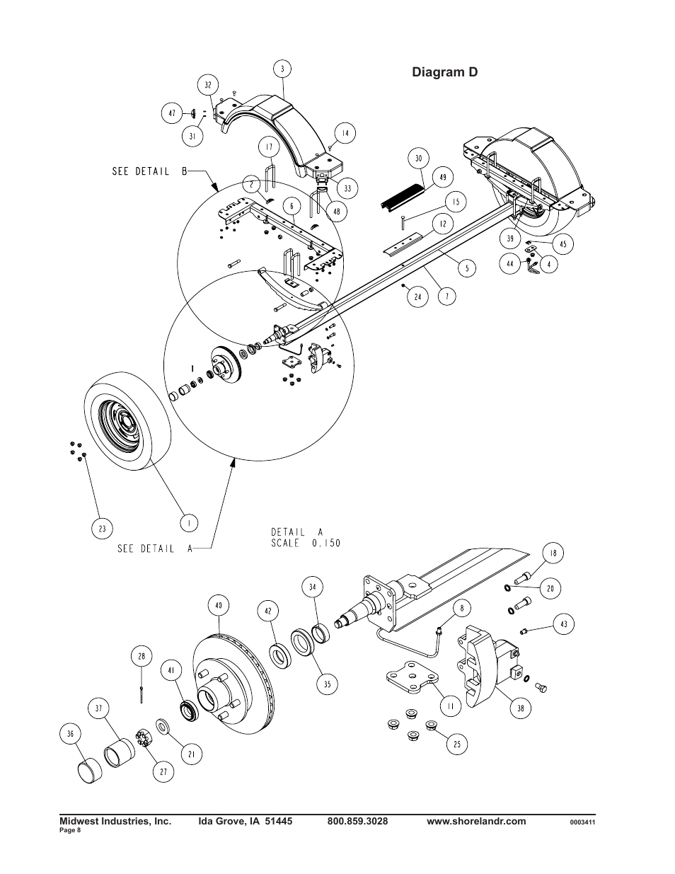 Diagram d | ShoreLand'r SLXR2313BSW V.2 User Manual | Page 8 / 10
