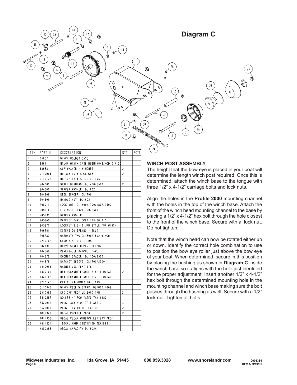 Diagram c | ShoreLand'r SLXR2313L V.1 User Manual | Page 6 / 12