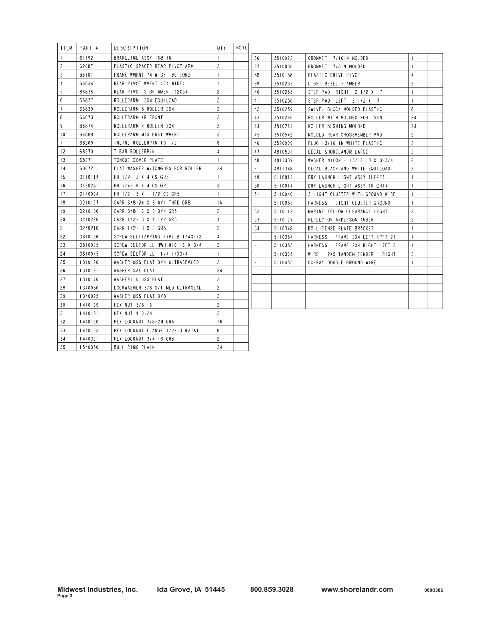 ShoreLand'r SLXR2313L V.2 User Manual | Page 3 / 10