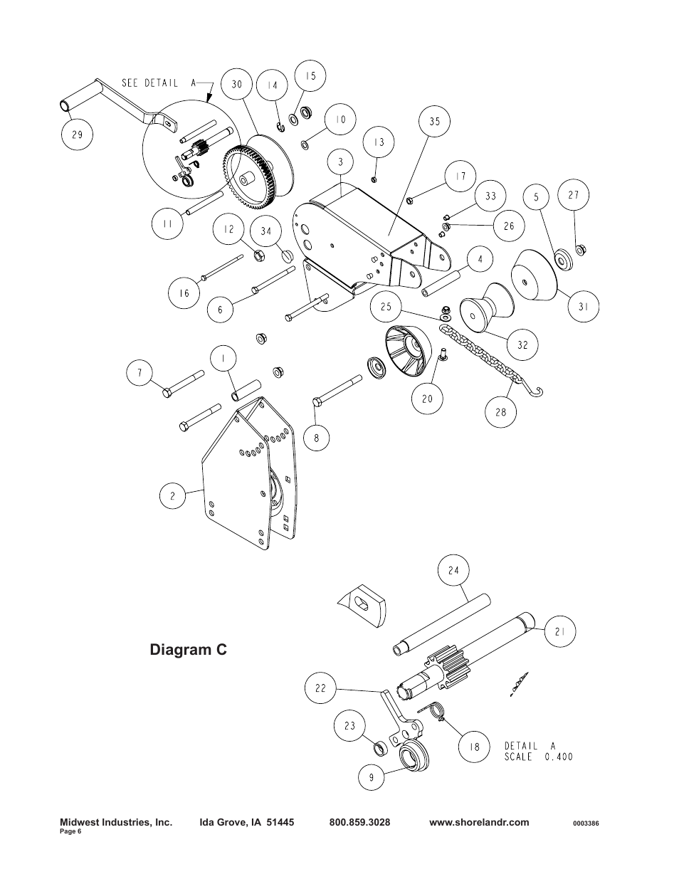 Diagram c | ShoreLand'r SLXR2313L V.2 User Manual | Page 6 / 10
