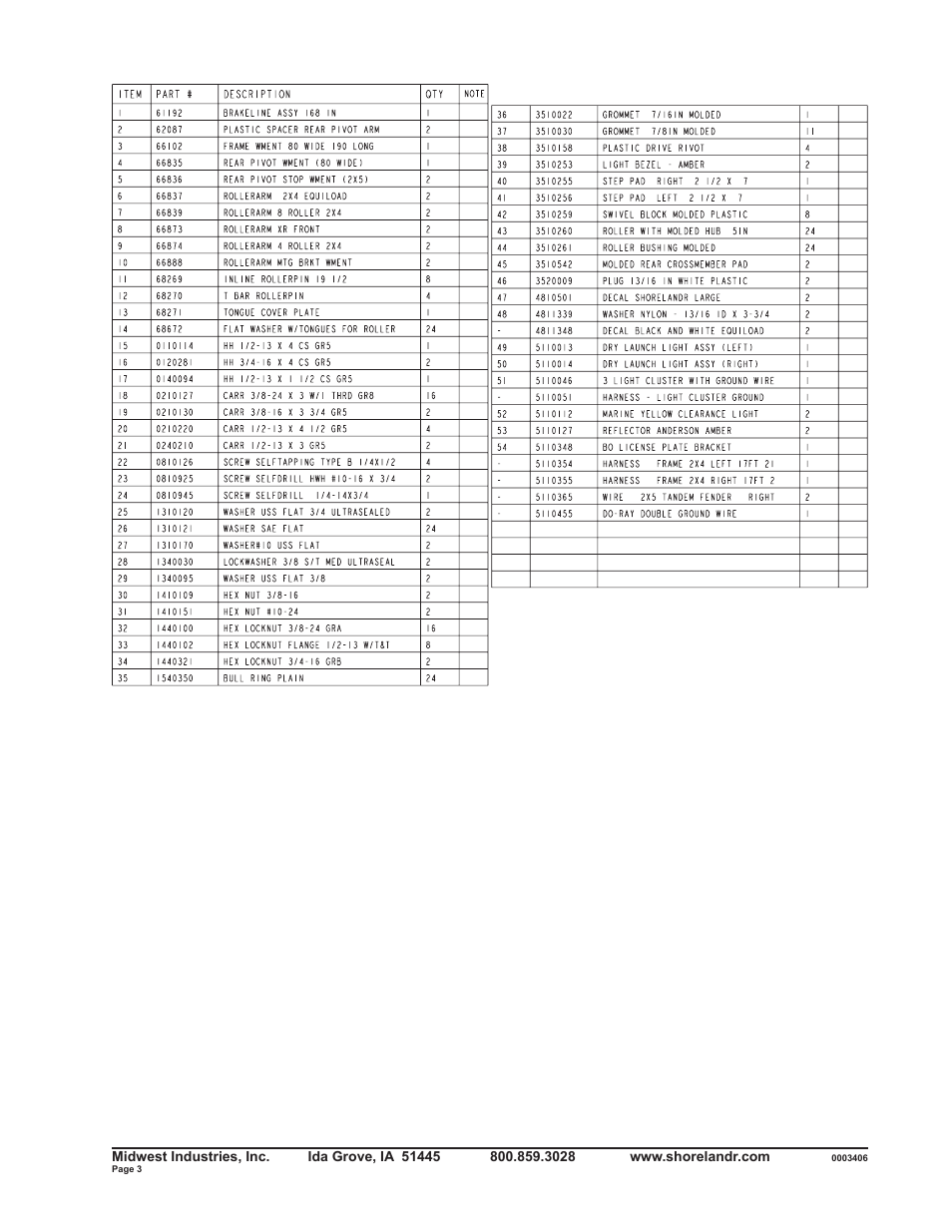 ShoreLand'r SLXR2313LW V.1 User Manual | Page 3 / 10