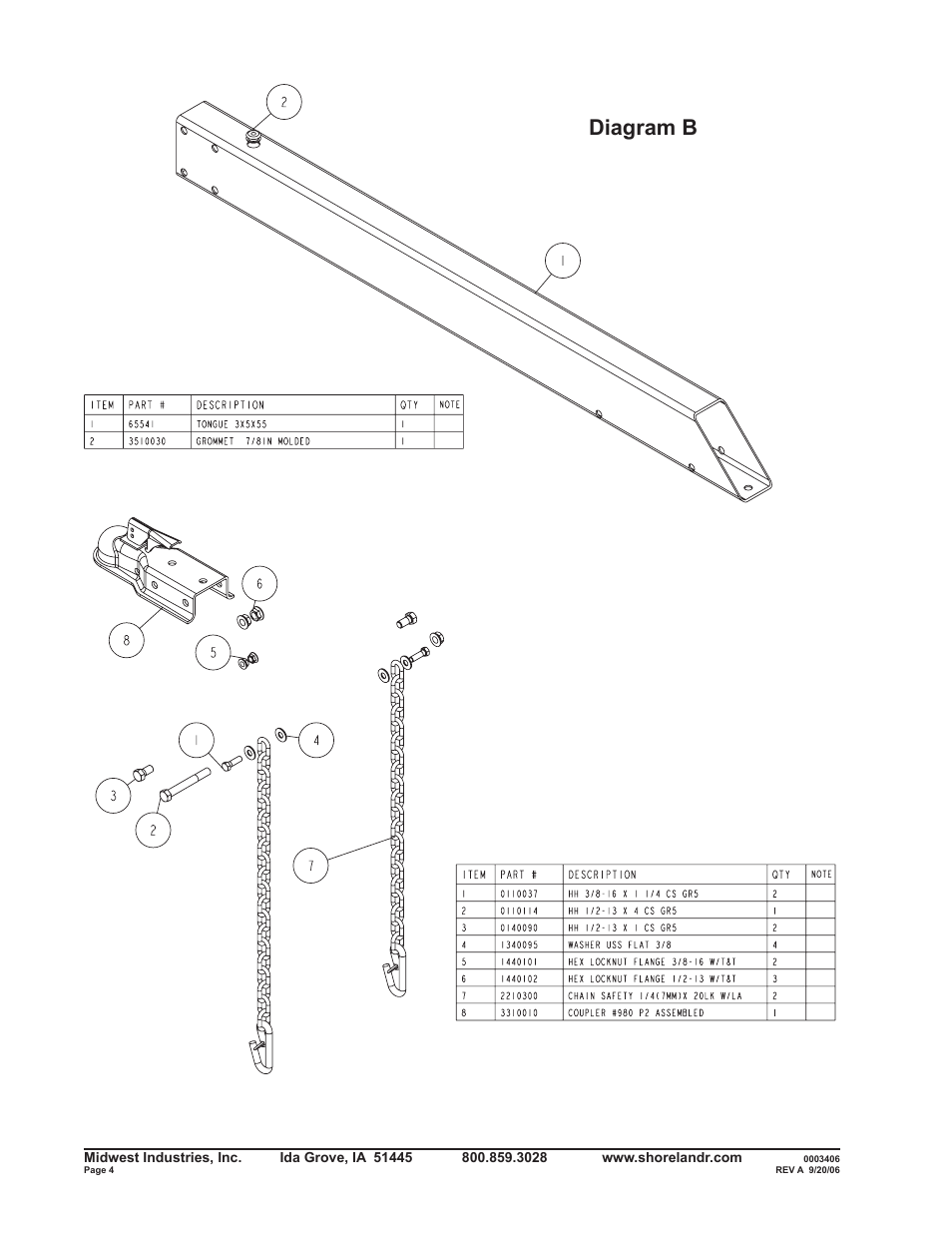 Diagram b | ShoreLand'r SLXR2313LW V.2 User Manual | Page 4 / 12