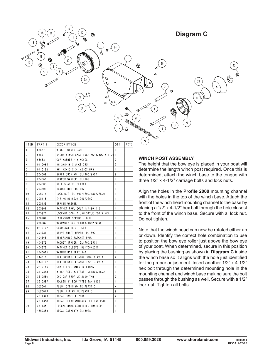 Diagram c | ShoreLand'r SLXR2313S V.1 User Manual | Page 6 / 12