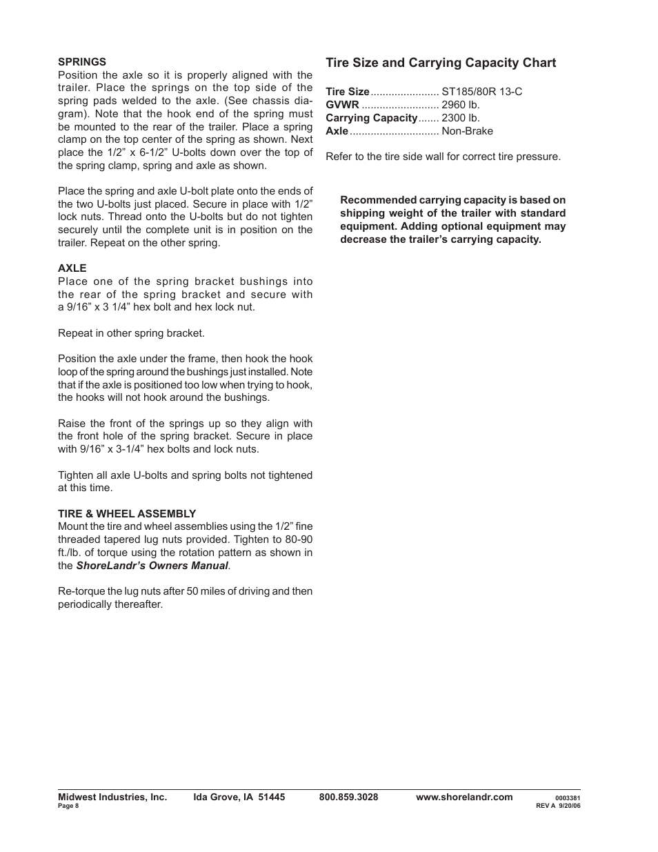 ShoreLand'r SLXR2313S V.1 User Manual | Page 8 / 12