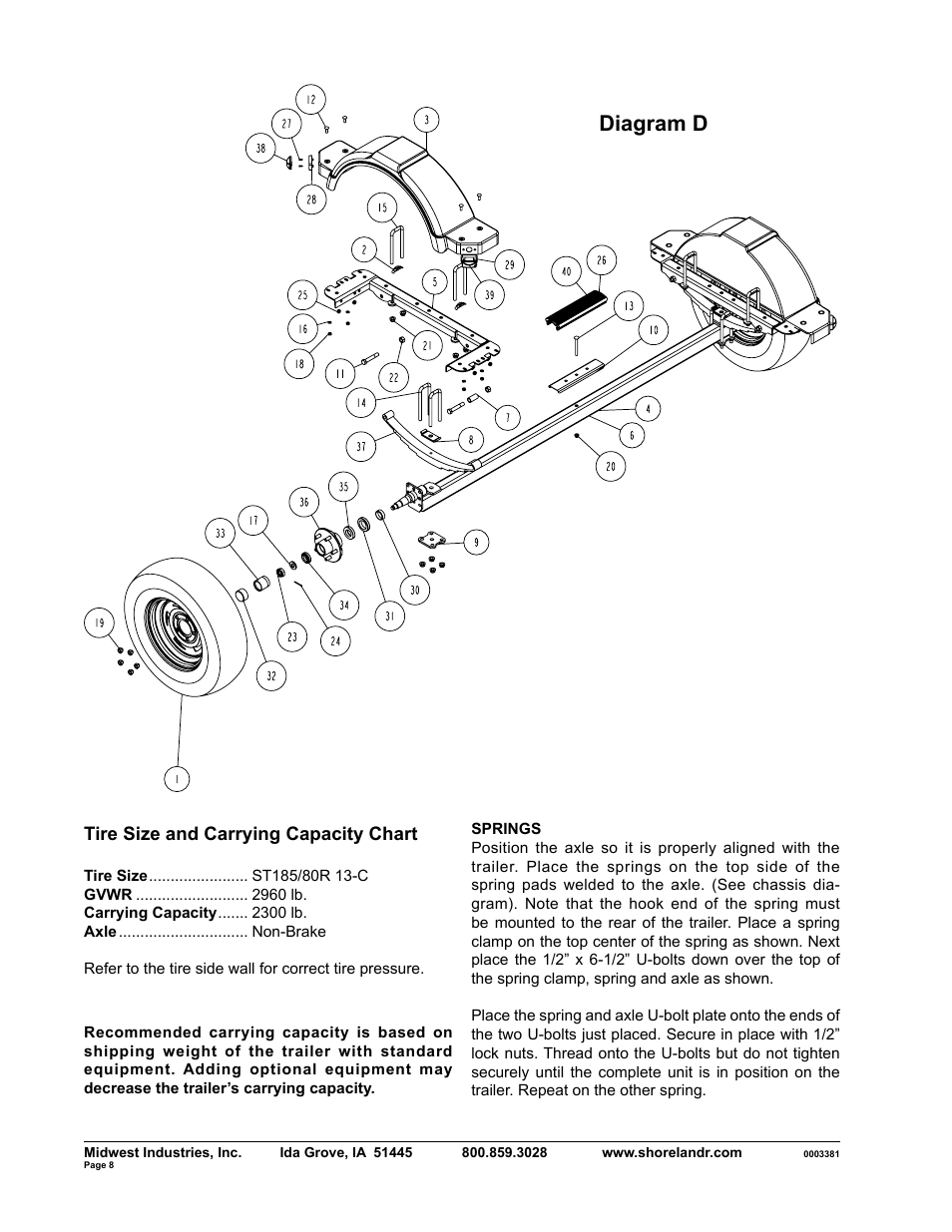 Diagram d | ShoreLand'r SLXR2313S V.2 User Manual | Page 8 / 10