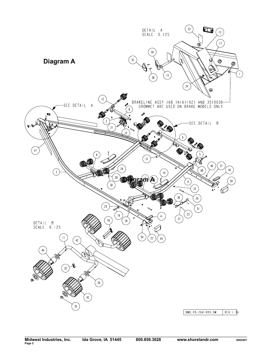 Diagram a | ShoreLand'r SLXR2313SW V.1 User Manual | Page 2 / 10