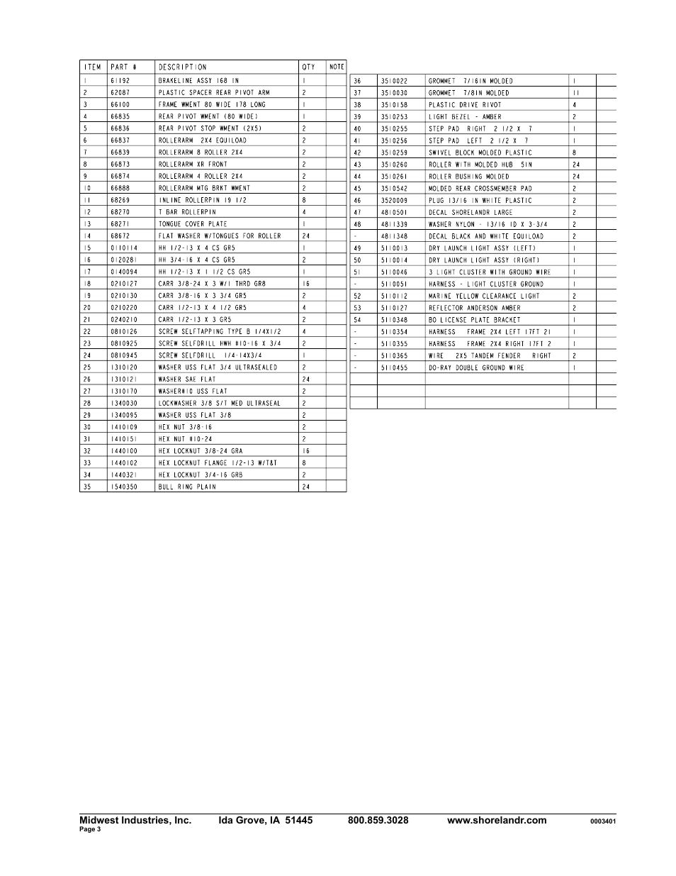 ShoreLand'r SLXR2313SW V.1 User Manual | Page 3 / 10