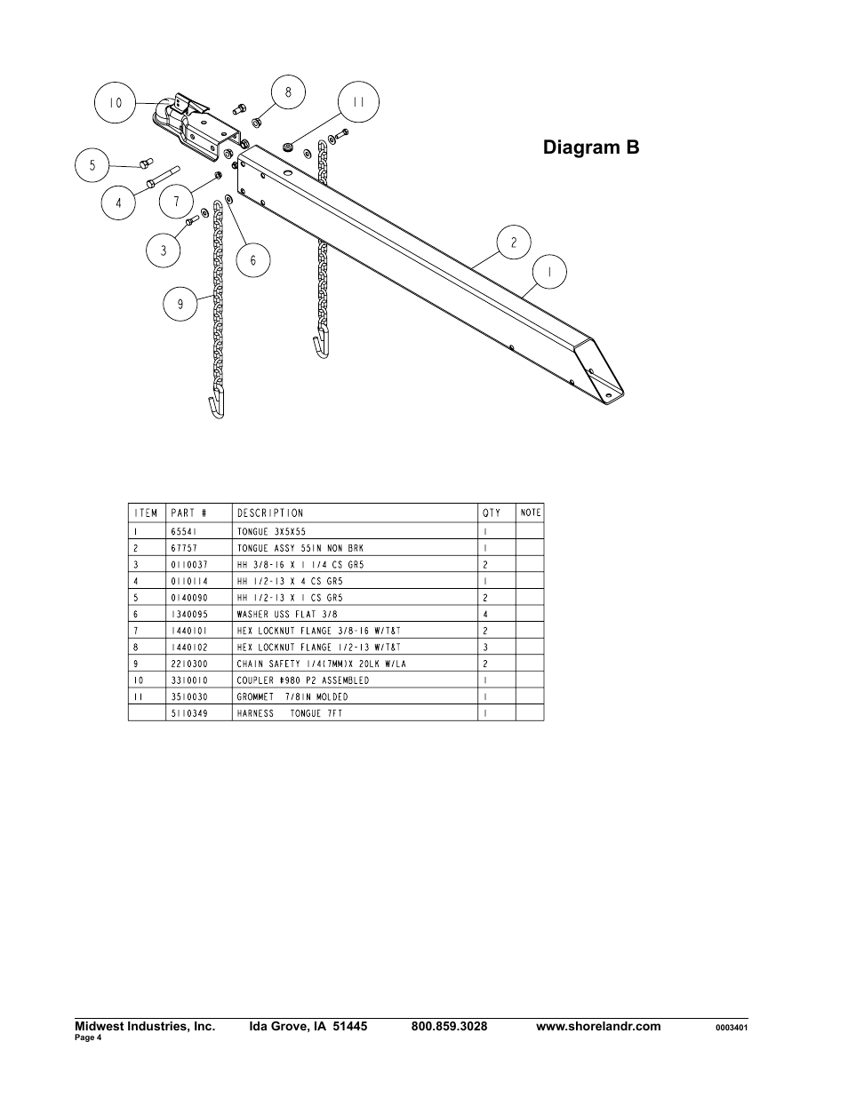 Diagram b | ShoreLand'r SLXR2313SW V.1 User Manual | Page 4 / 10