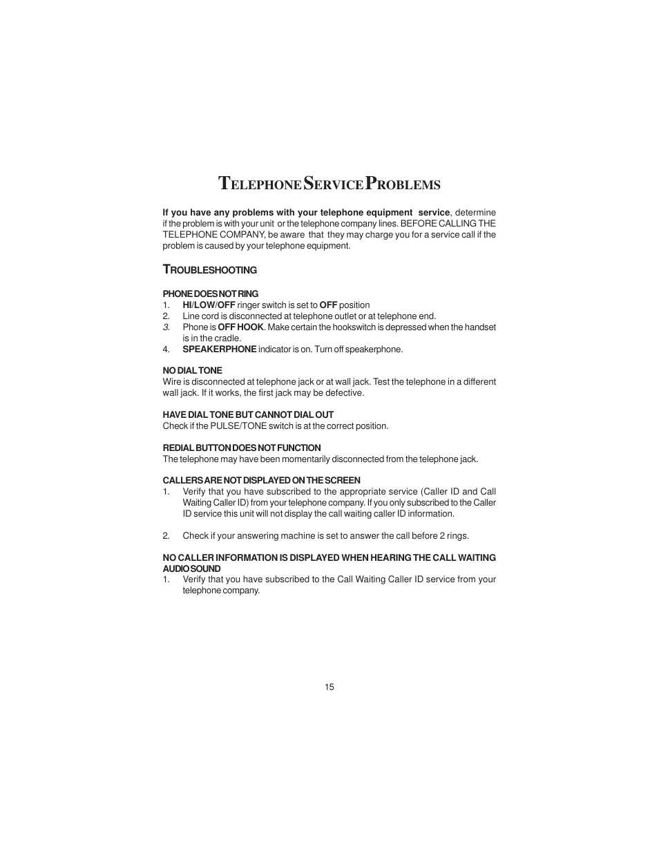 Cortelco Colleague 2211 User Manual | Page 18 / 22