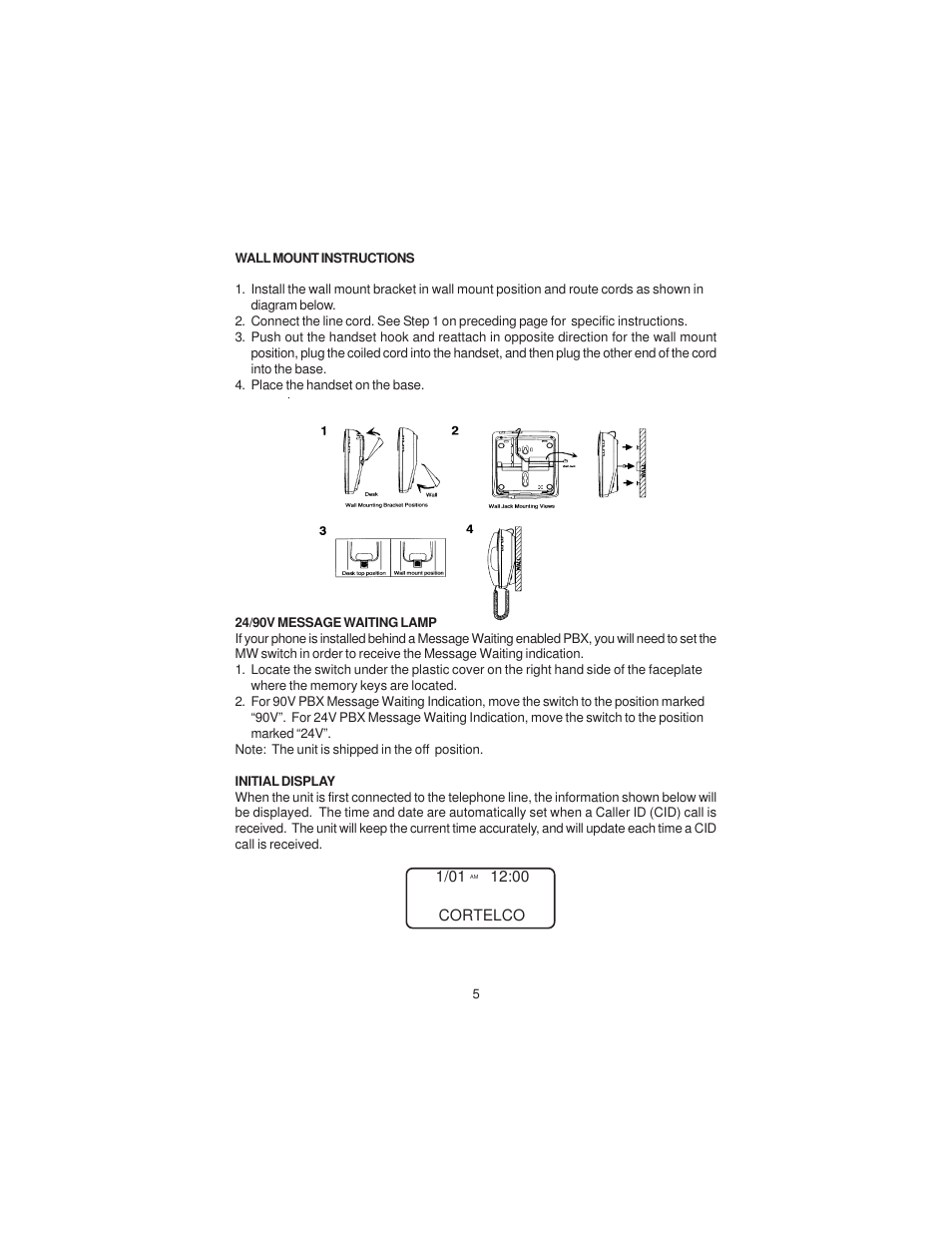 Cortelco Colleague 2211 User Manual | Page 8 / 22