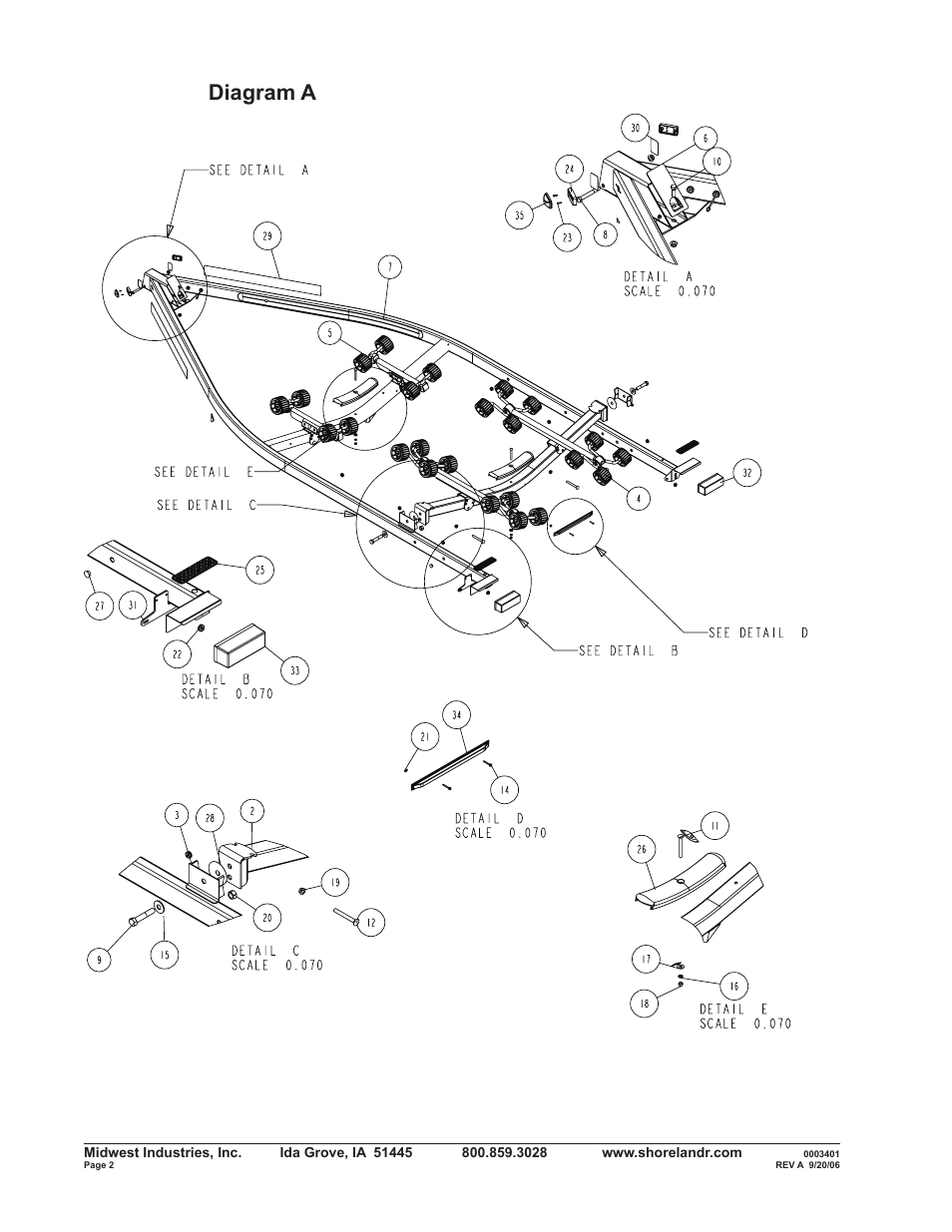 Diagram a | ShoreLand'r SLXR2313SW V.2 User Manual | Page 2 / 12
