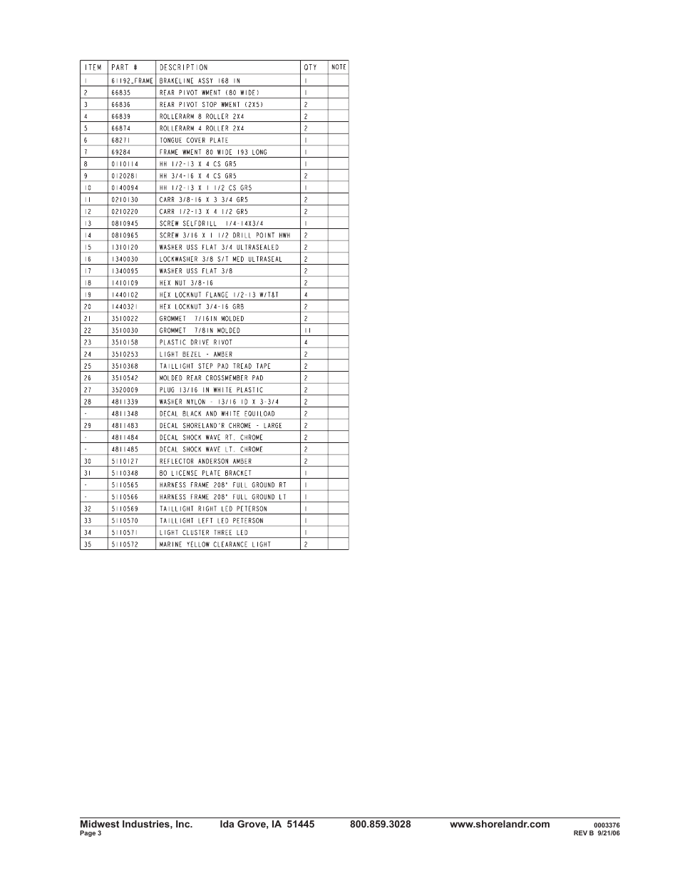 ShoreLand'r SLXR2314LW V.2 User Manual | Page 3 / 12