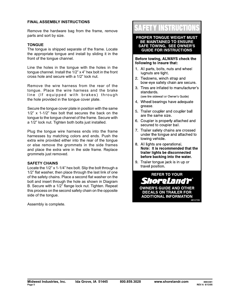 ShoreLand'r SLXR2314S V.2 User Manual | Page 5 / 10