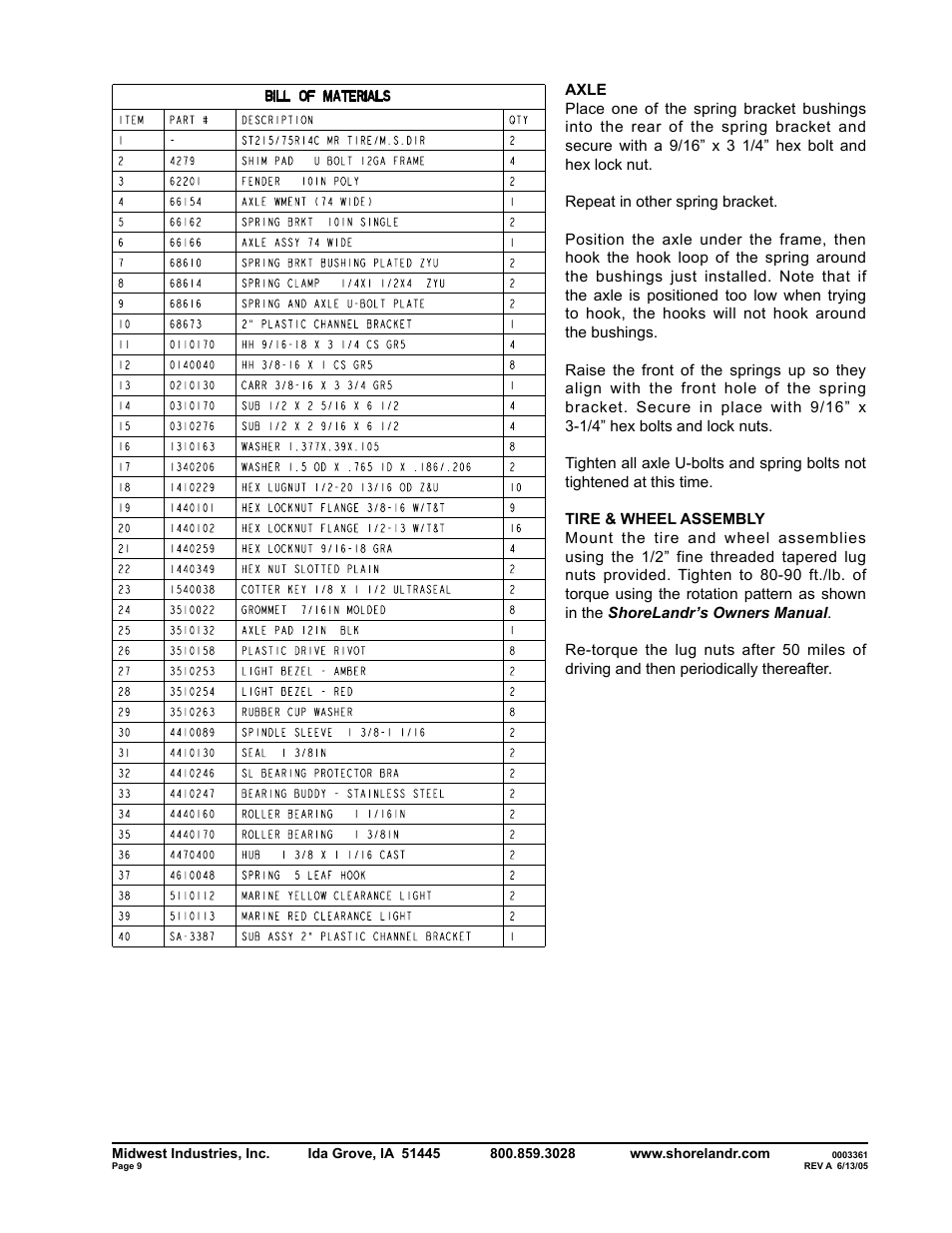 ShoreLand'r SLXR2314S V.2 User Manual | Page 9 / 10
