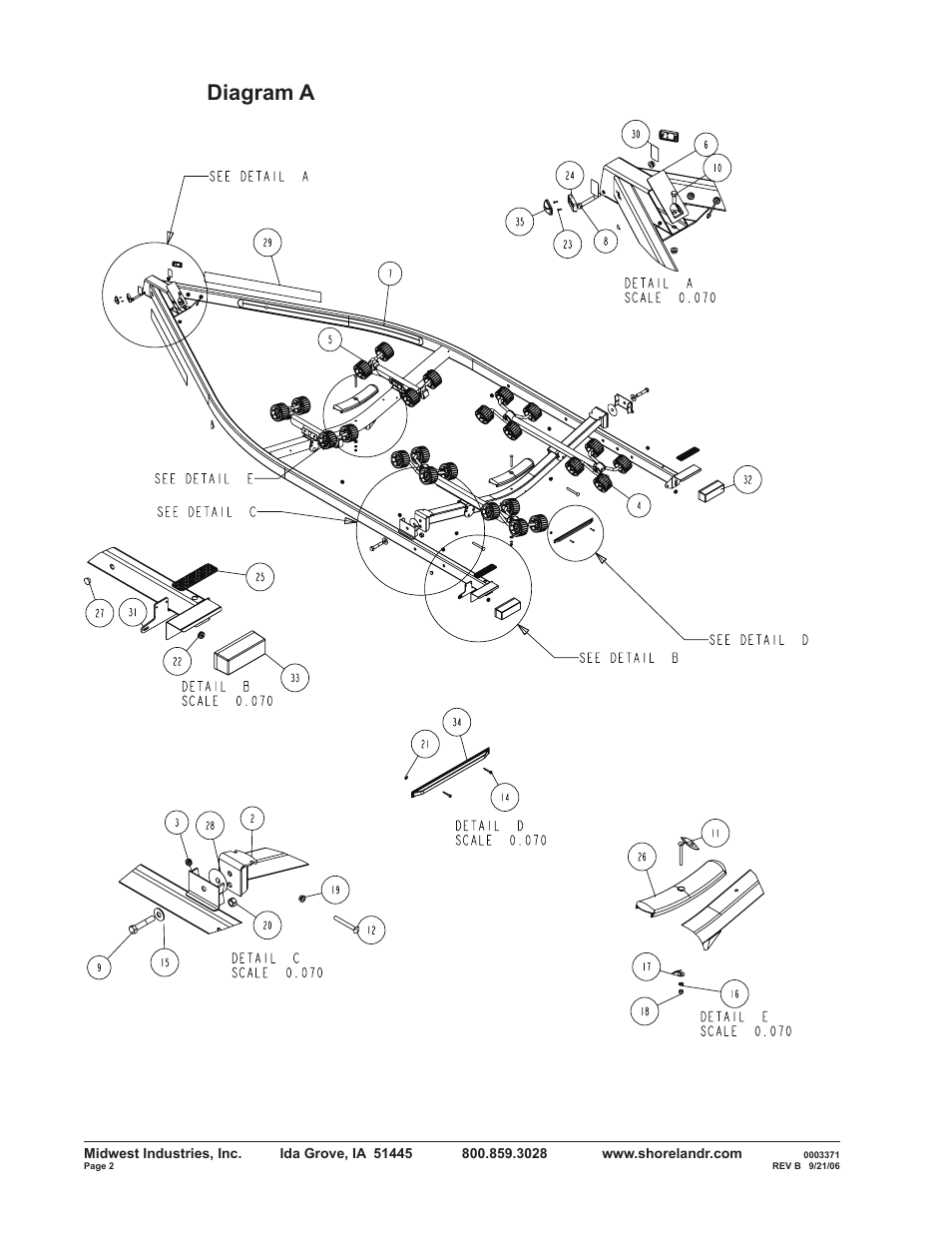 Diagram a | ShoreLand'r SLXR2314SW V.2 User Manual | Page 2 / 12