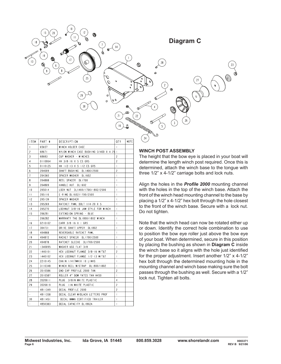 Diagram c | ShoreLand'r SLXR2314SW V.2 User Manual | Page 6 / 12