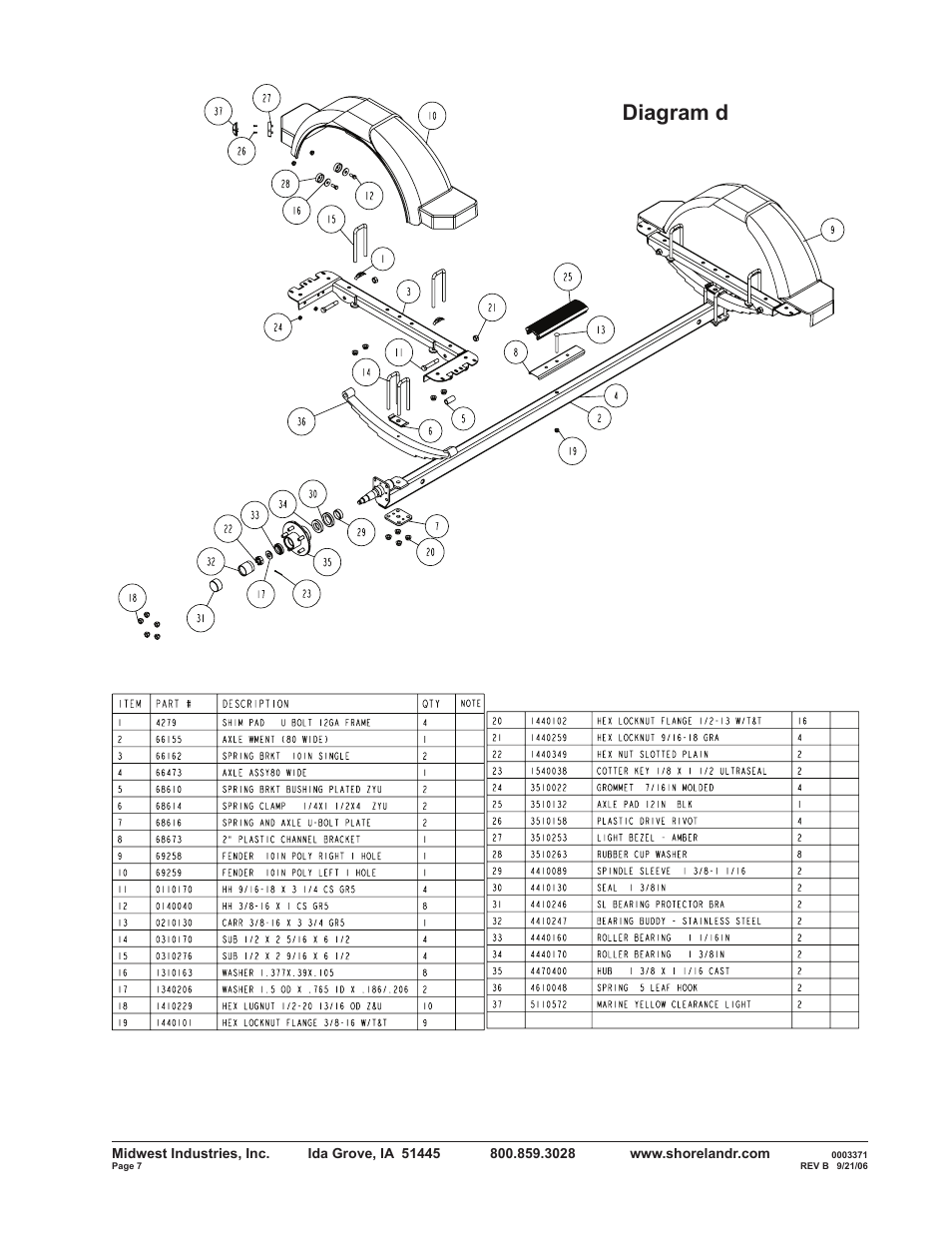 Diagram d | ShoreLand'r SLXR2314SW V.2 User Manual | Page 7 / 12