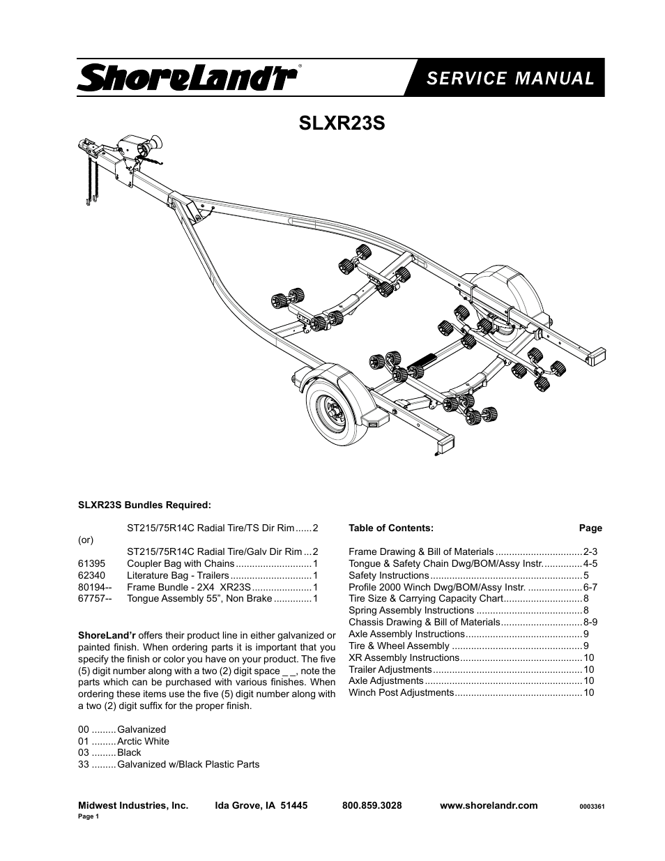 ShoreLand'r SLXR23S V.1 User Manual | 10 pages