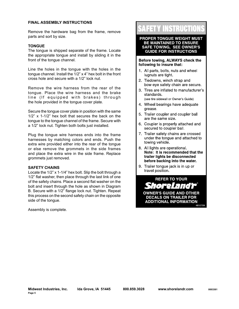 ShoreLand'r SLXR23S V.1 User Manual | Page 5 / 10