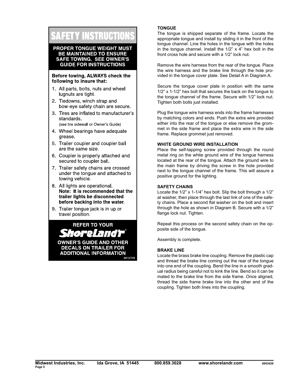 ShoreLand'r SLXR30BL V.1 User Manual | Page 5 / 10