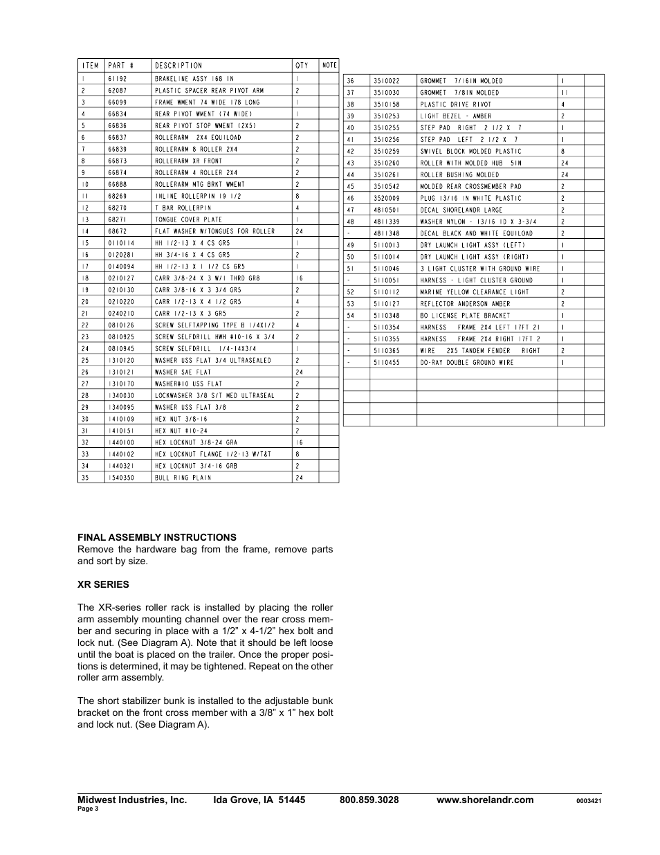 ShoreLand'r SLXR30BS V.1 User Manual | Page 3 / 10