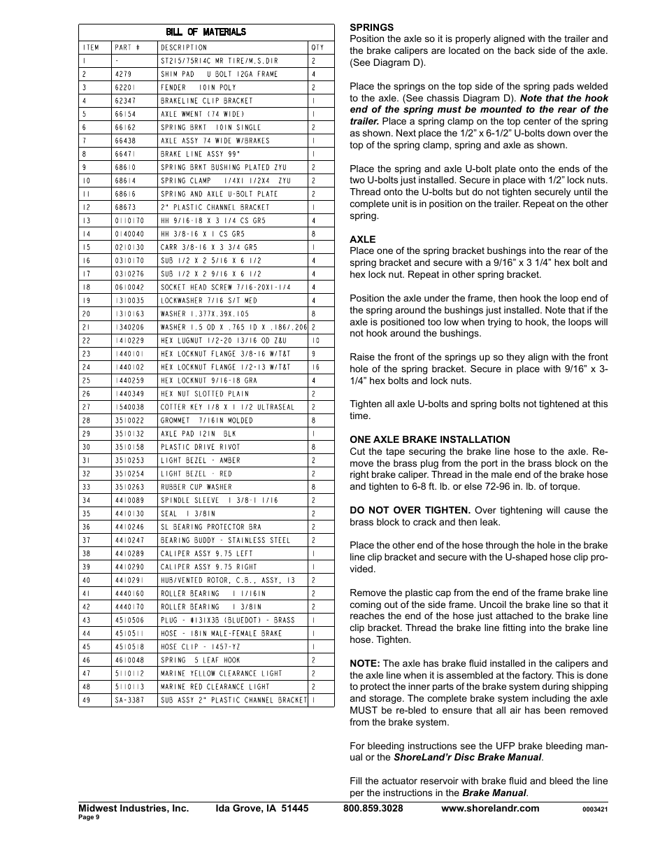 ShoreLand'r SLXR30BS V.1 User Manual | Page 9 / 10