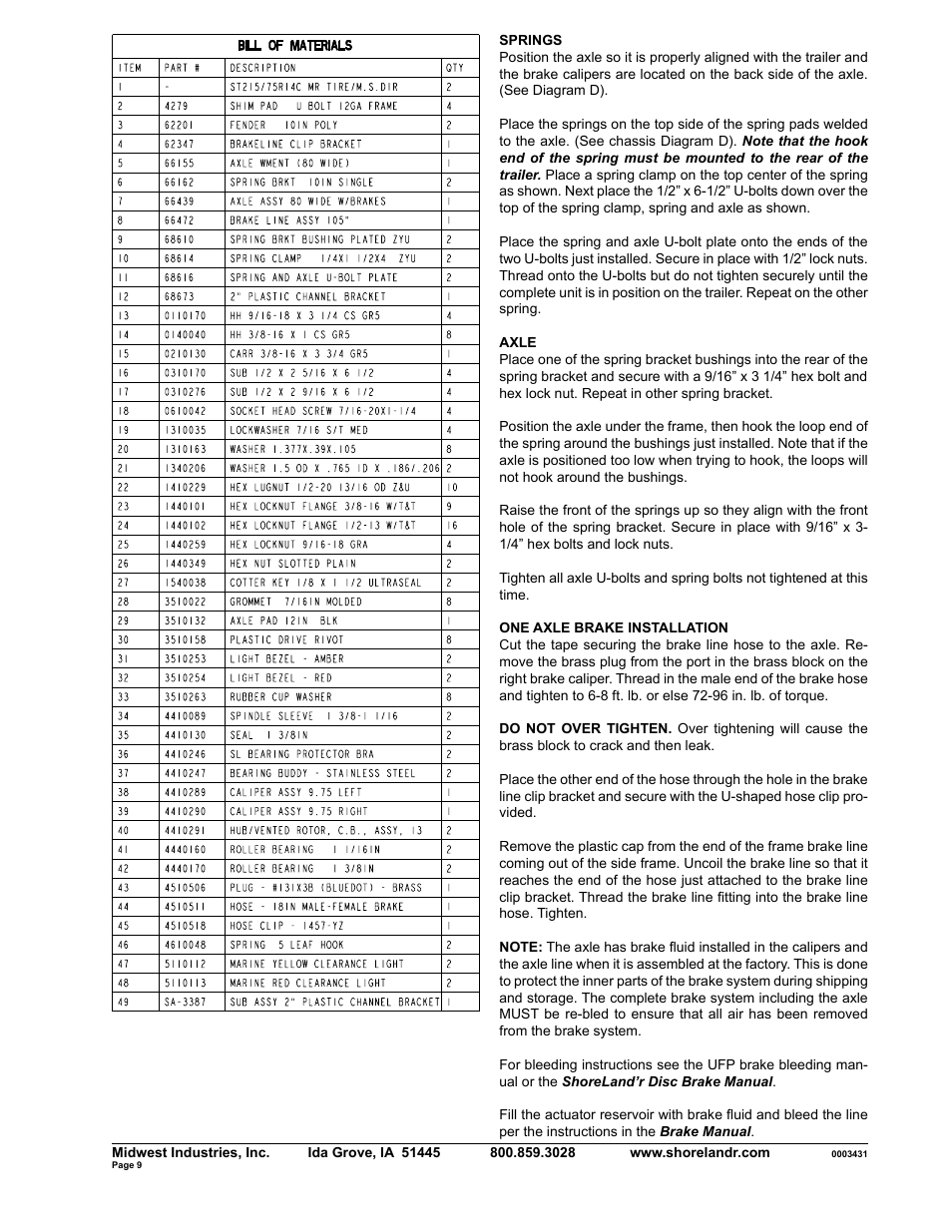 ShoreLand'r SLXR30BSW V.2 User Manual | Page 9 / 10