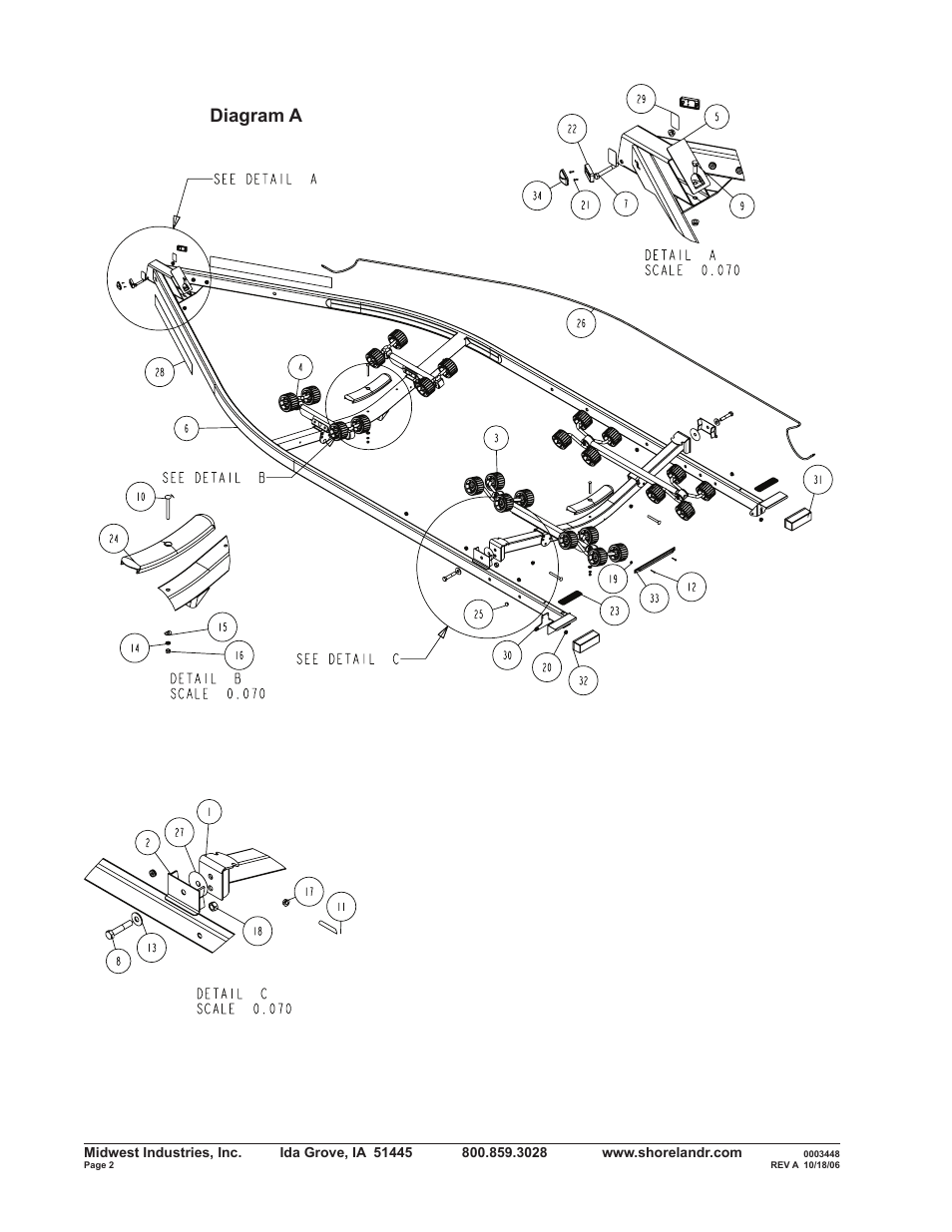 Diagram a | ShoreLand'r SLXR34BXLW V.1 User Manual | Page 2 / 12