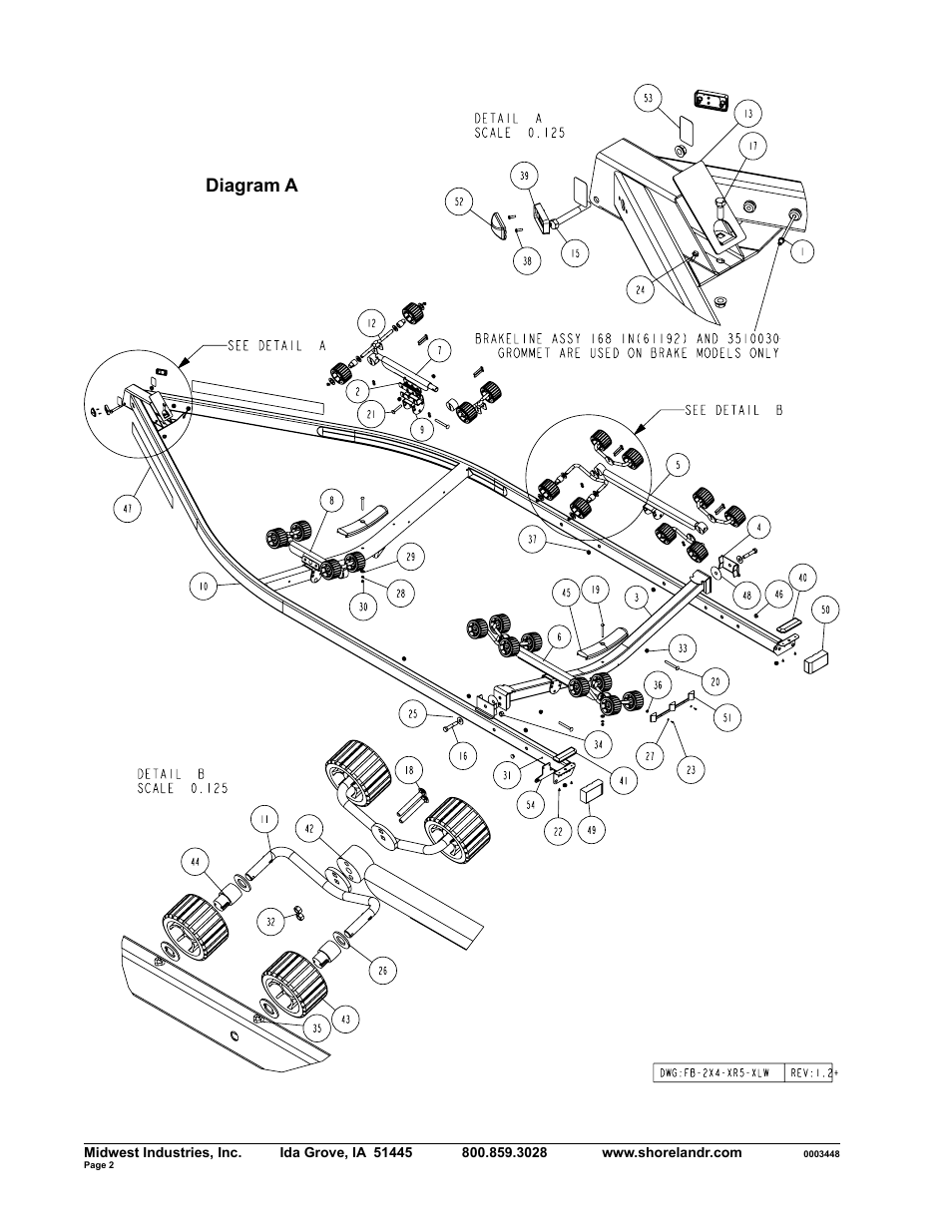 Diagram a | ShoreLand'r SLXR34BXLW V.2 User Manual | Page 2 / 10