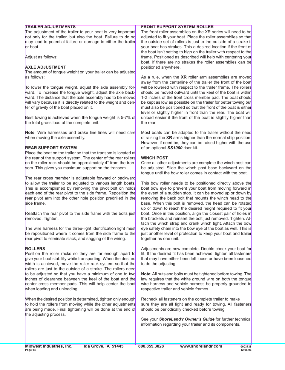 ShoreLand'r SLXR40TABBXLW User Manual | Page 14 / 14